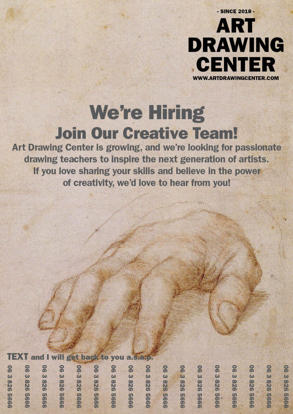 Art Drawing Center zoekt docenten